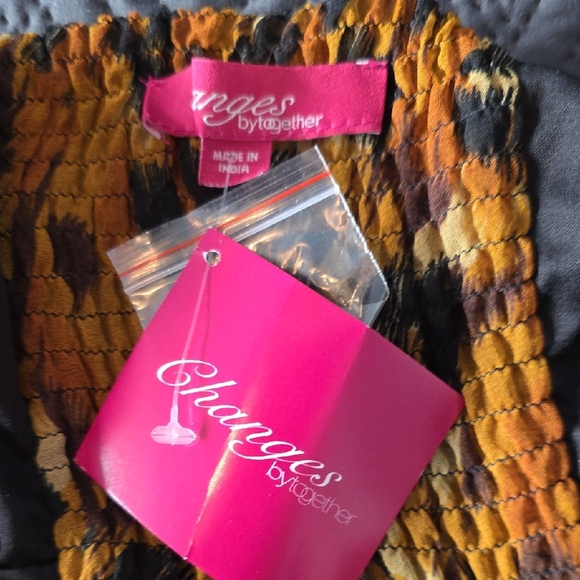 NWT Changes XL Animal Print Maxi Dress - Picture 4 of 7